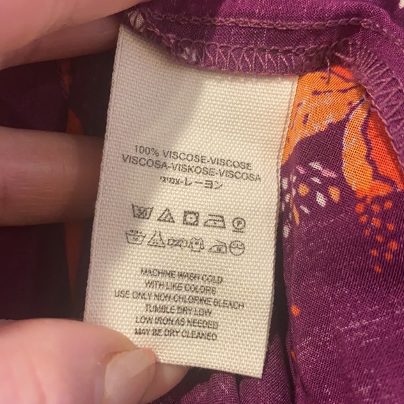 Free People Tuscan Dreams Tunic Blouse Size M - Picture 10 of 10